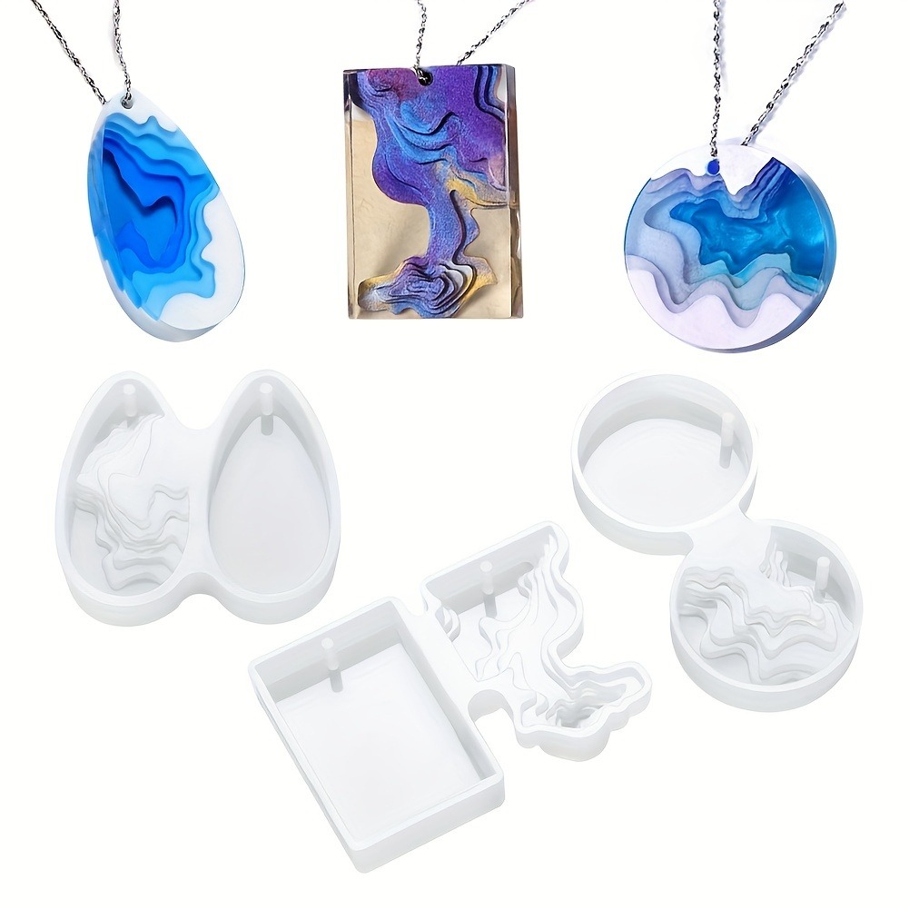 Resin Ocean Wave Mold - Marine Style Island Sea Wave Silicone
