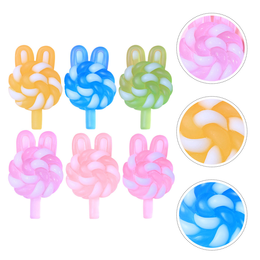 24Pcs Cute Cartoon Lollipop Ch - đánh giá và giá Crafting Resin