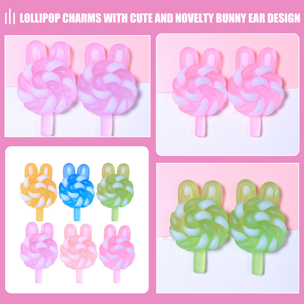 24Pcs Cute Cartoon Lollipop Ch - đánh giá và giá Crafting Resin