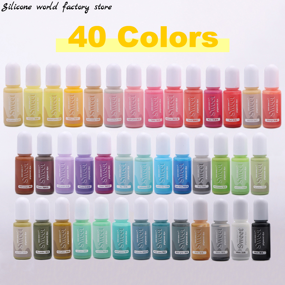 Silicone World 10ML Solid Colo - đánh giá và giá Resin Dye Alcohol