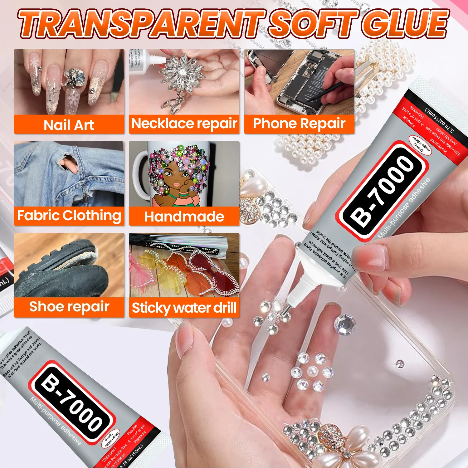1-10Pcs B-7000 Super Glue Lool - đánh giá và giá Resin Craft Material