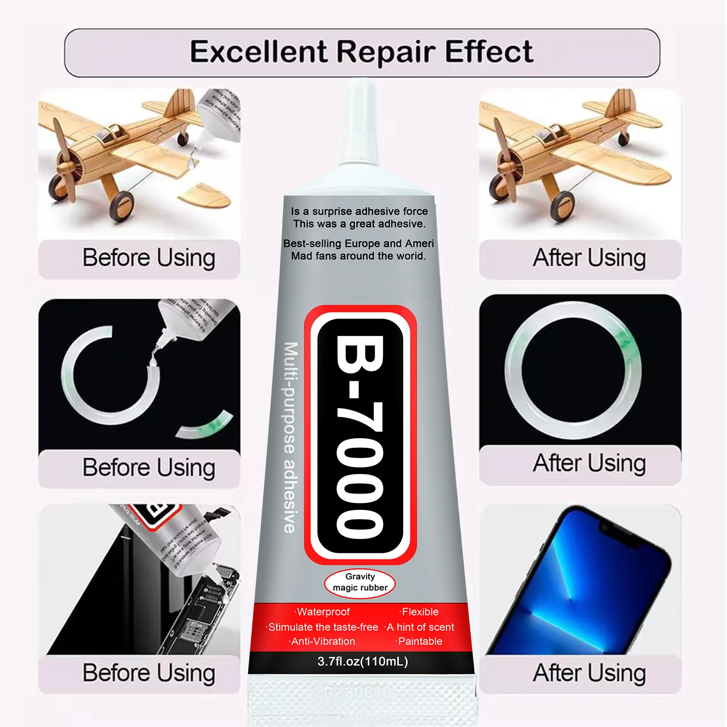 1-10Pcs B-7000 Super Glue Lool - đánh giá và giá Resin Craft Material
