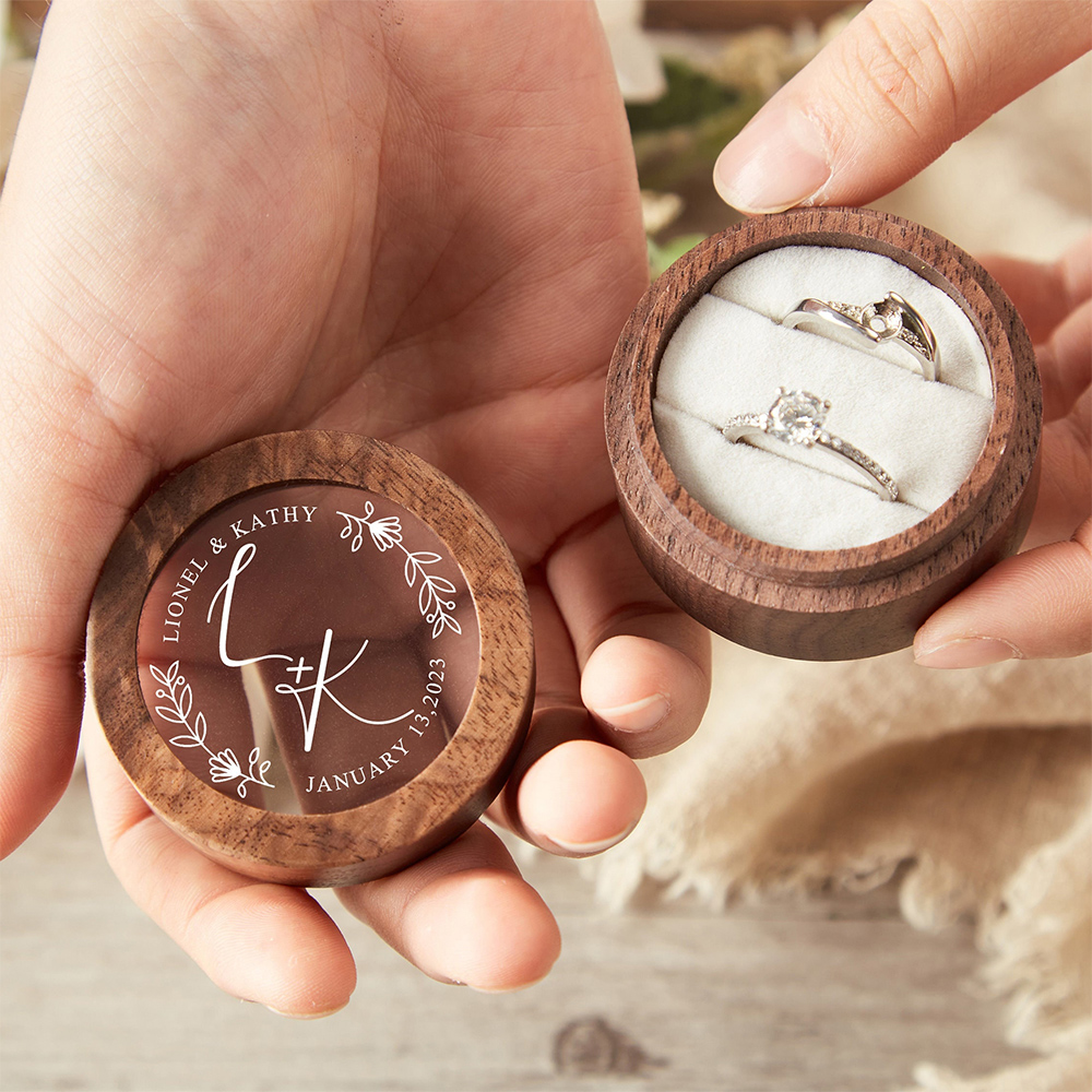 Personalized Wooden Wedding Ri - đánh giá và giá Wood Ring Blank