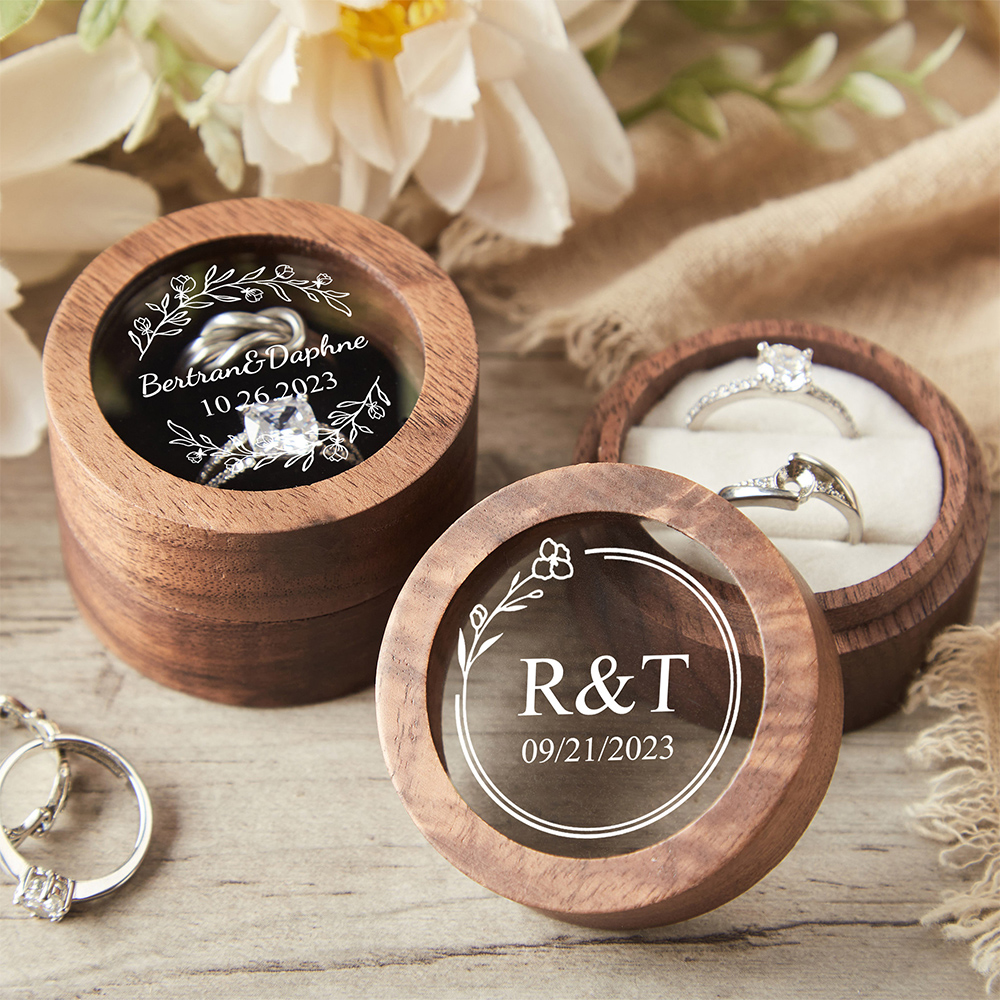 Personalized Wooden Wedding Ri - đánh giá và giá Wood Ring Blank