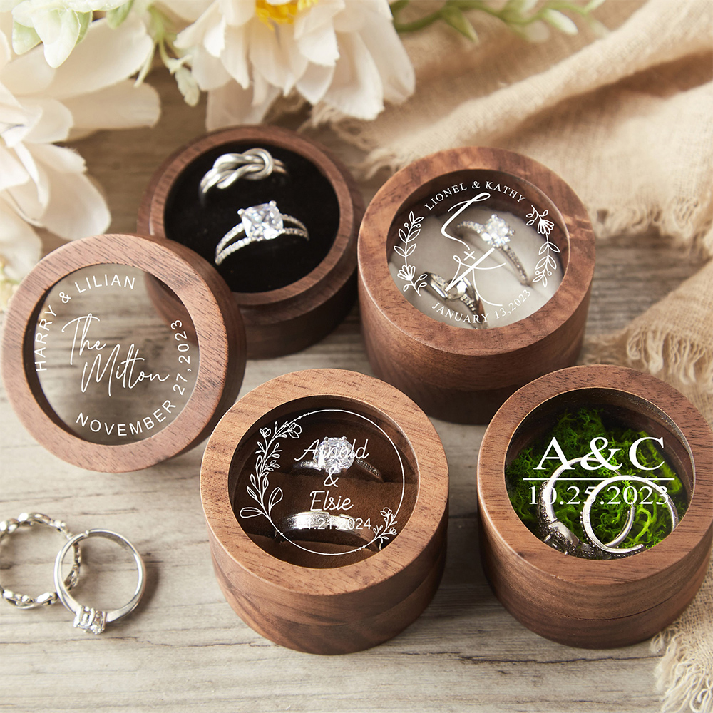 Personalized Wooden Wedding Ri - đánh giá và giá Wood Ring Blank