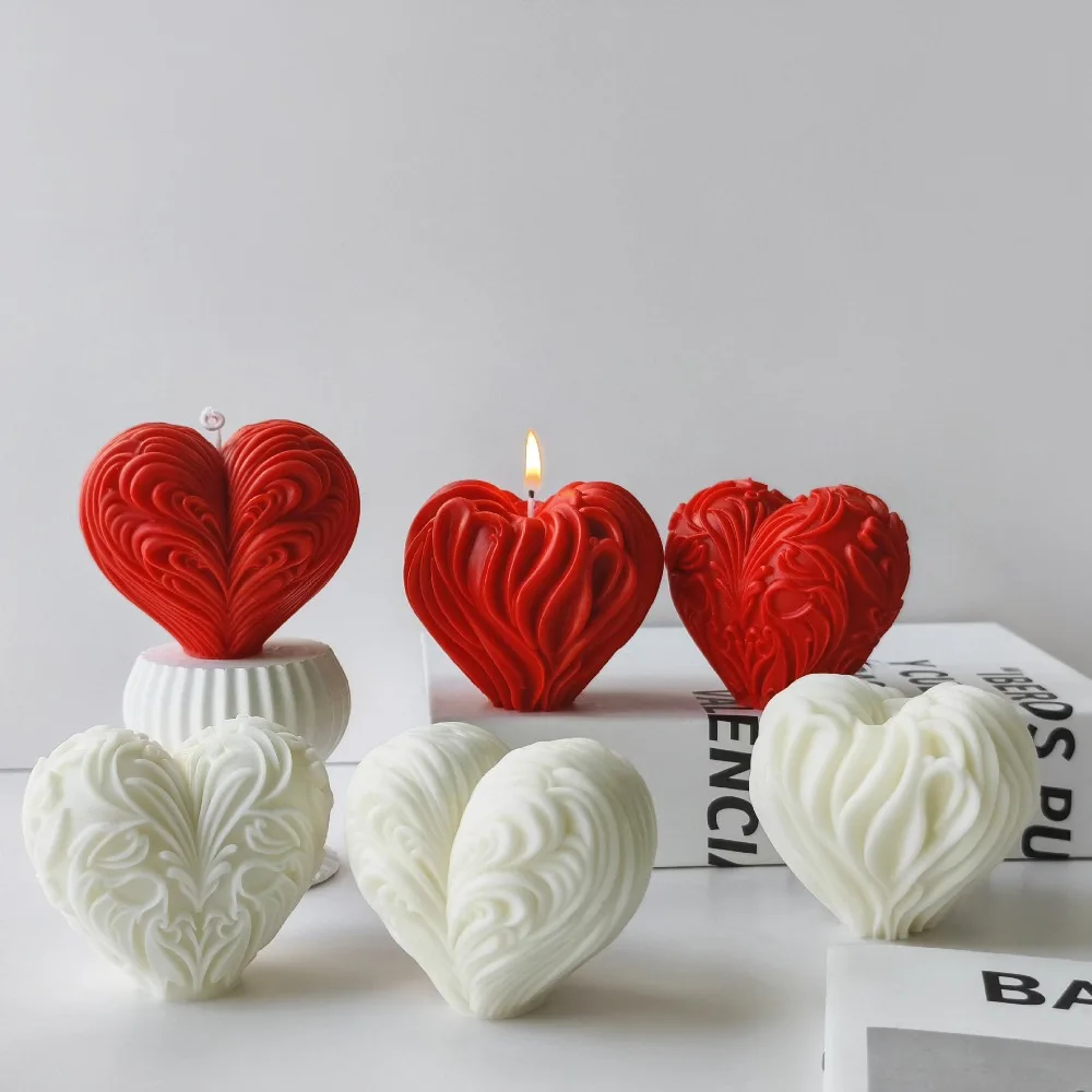Romantic Heart Silicone Candle - đánh giá và giá Resin Ocean Wave Mold