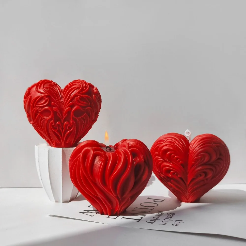 Romantic Heart Silicone Candle - đánh giá và giá Resin Ocean Wave Mold