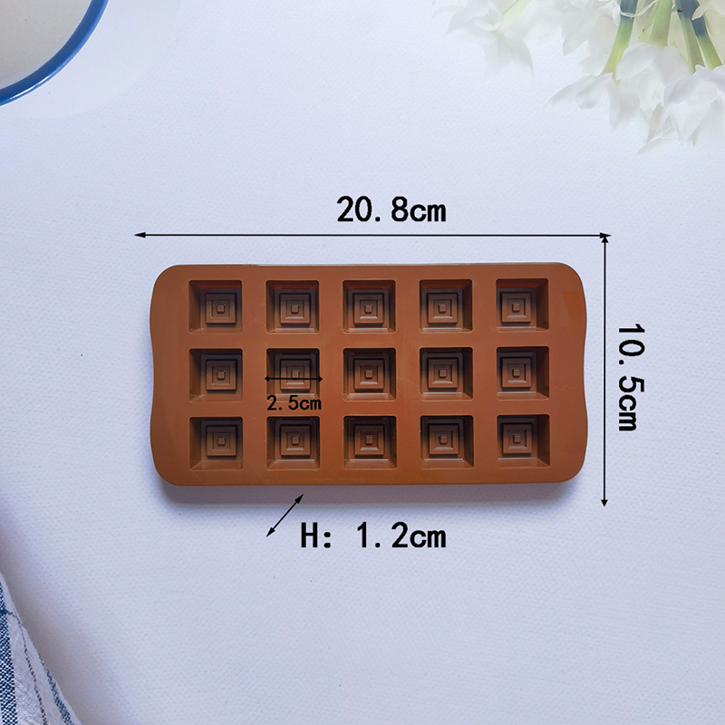 Classical Chocolate Mold Squar - đánh giá và giá Silicone Mold Tray