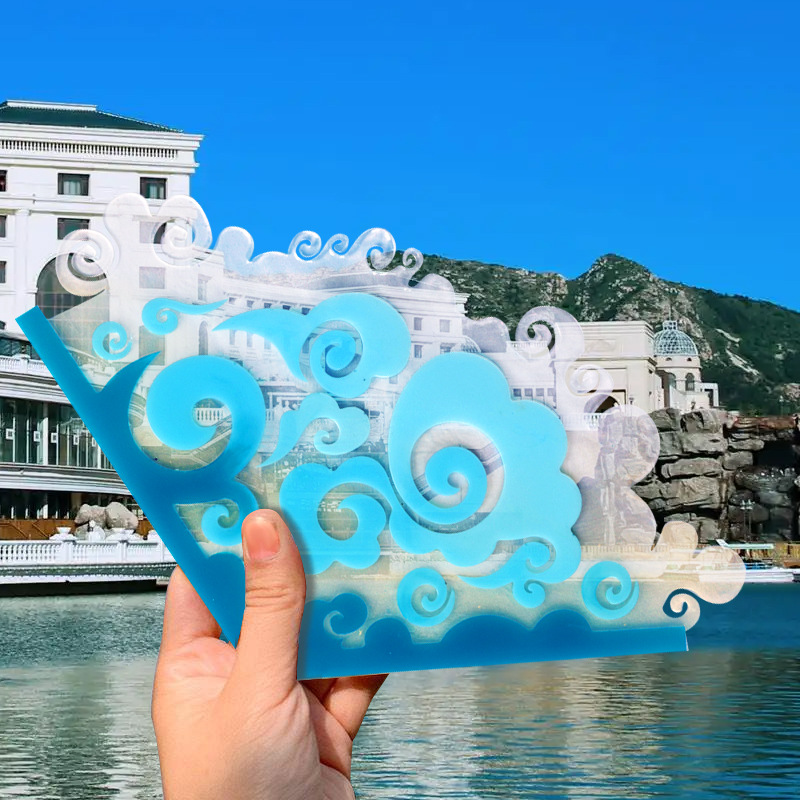 DIY Chinese Folding Fan Silico - đánh giá và giá Resin Ocean Wave Mold