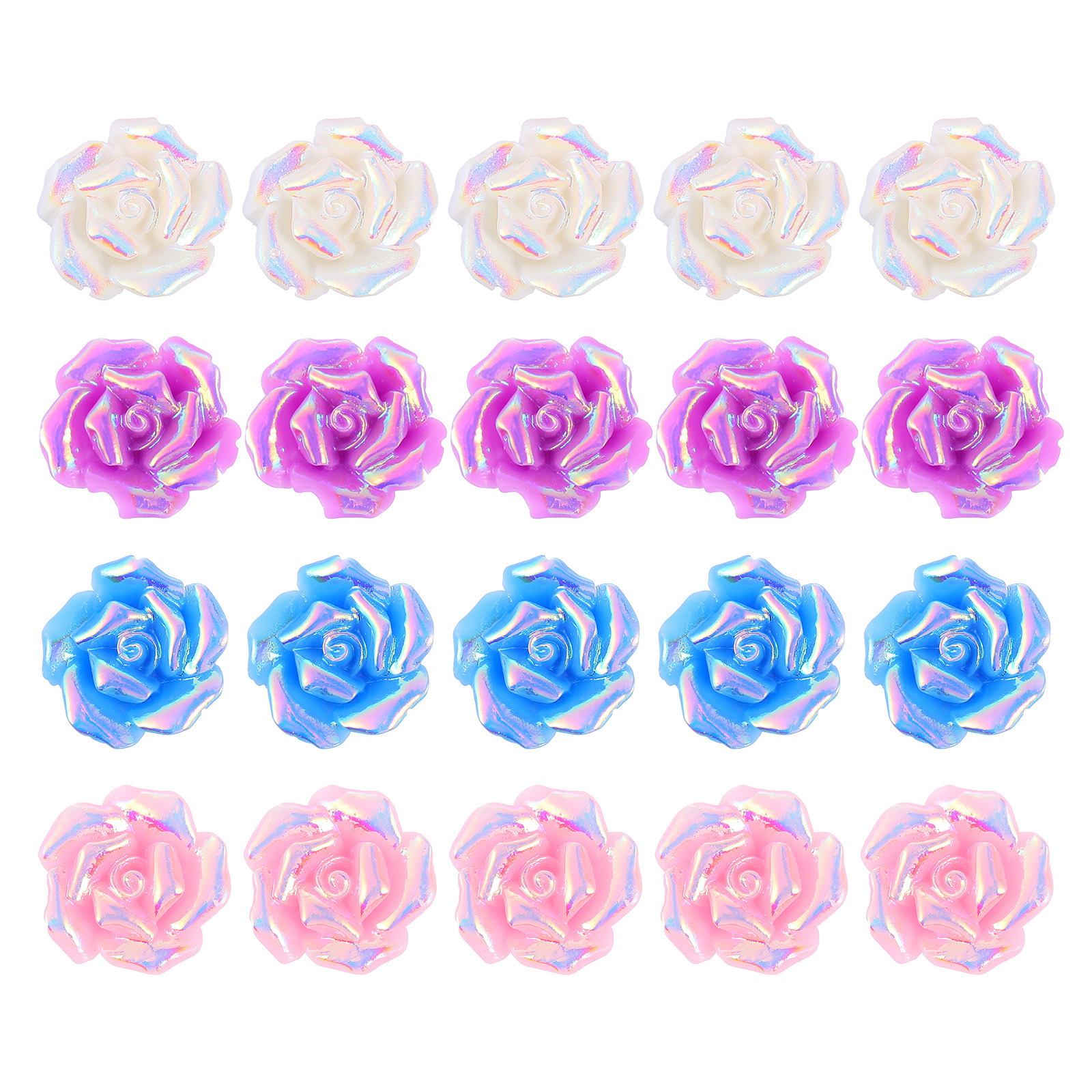 20Pcs Mini Resin Rose Flower A - đánh giá và giá Resin Craft Supplies