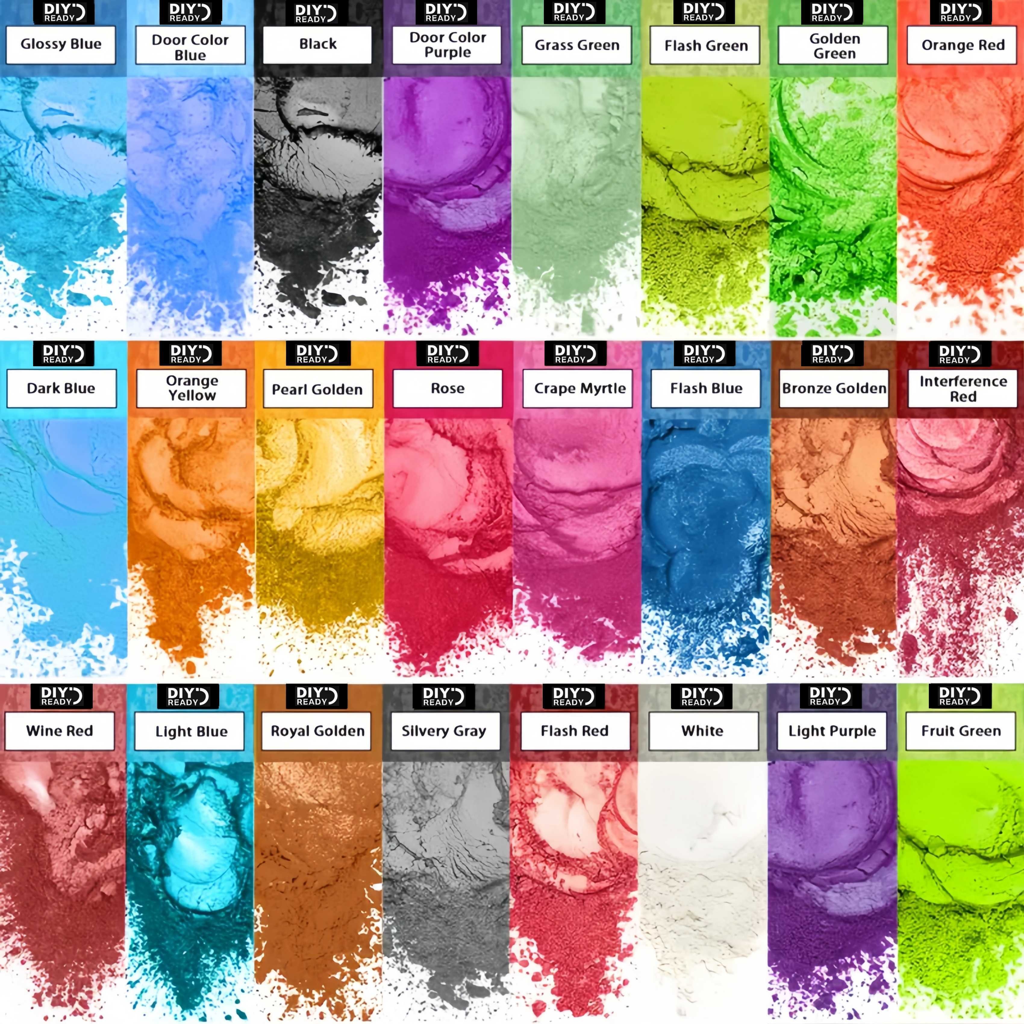 24 Colors/8 Colors 5g 0.18oz P - đánh giá và giá Resin Pigment Set