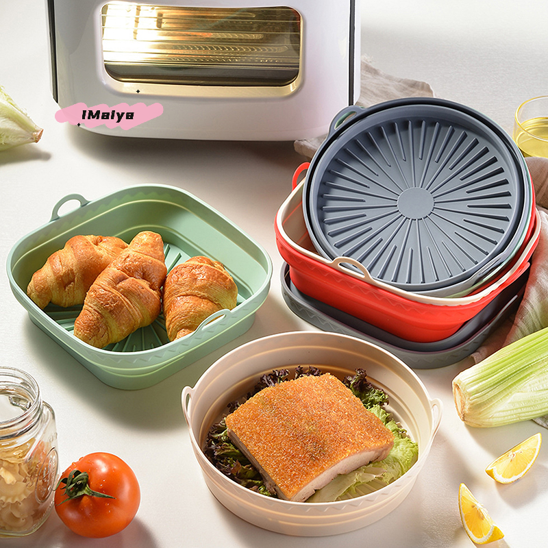 Square Foldable Air Fryer Sili - đánh giá và giá Silicone Mold Tray