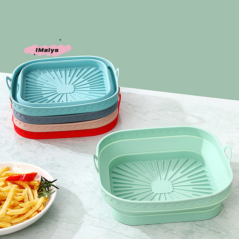 Square Foldable Air Fryer Sili - đánh giá và giá Silicone Mold Tray