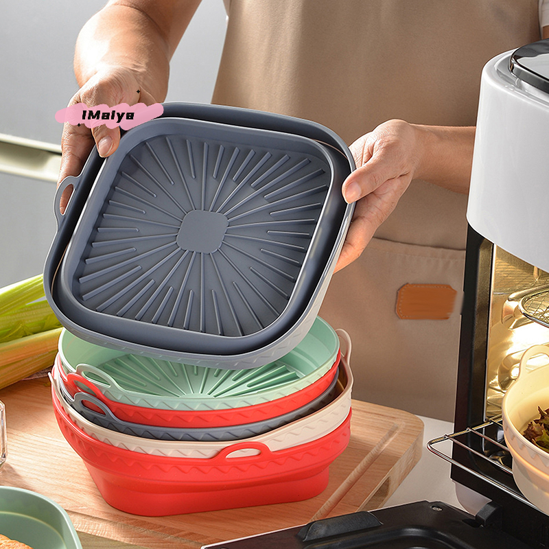 Square Foldable Air Fryer Sili - đánh giá và giá Silicone Mold Tray