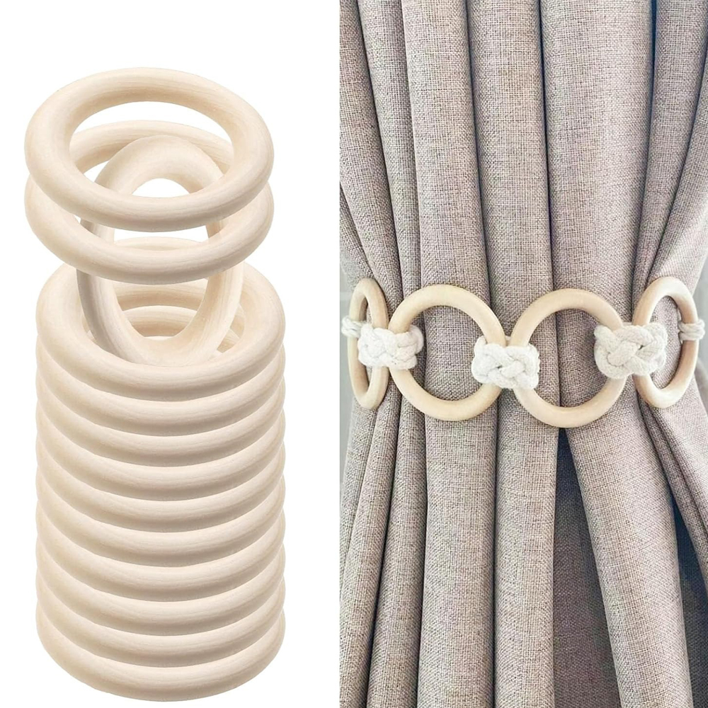 20PCS Wooden Rings for Craft 5 - đánh giá và giá Wood Ring Blank