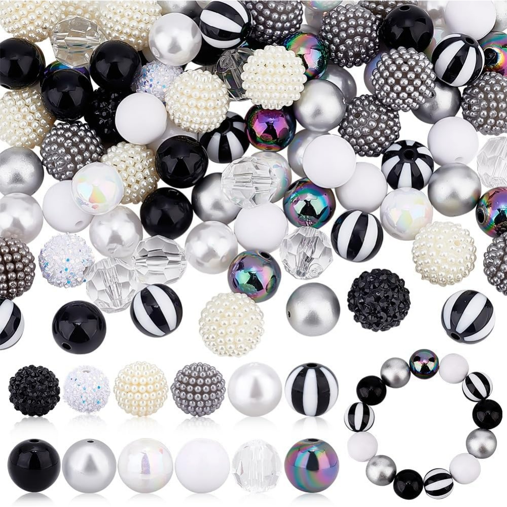 106pcs Chunky Beads 12 Styles  - đánh giá và giá Crafting Resin
