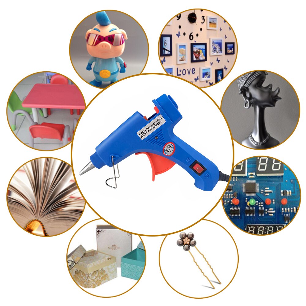 20W Hot Melt Glue Gun Househol - đánh giá và giá Heat Gun Small