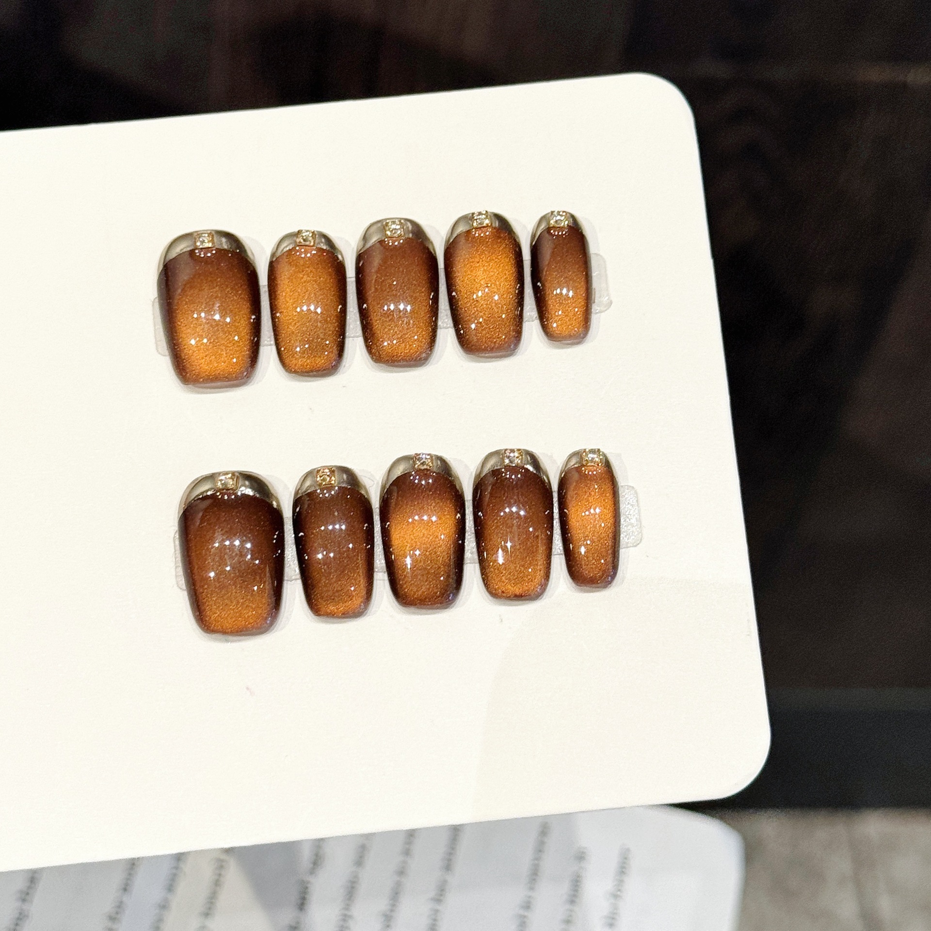 10PCS Square Handmade Press On - đánh giá và giá Resin Craft Material