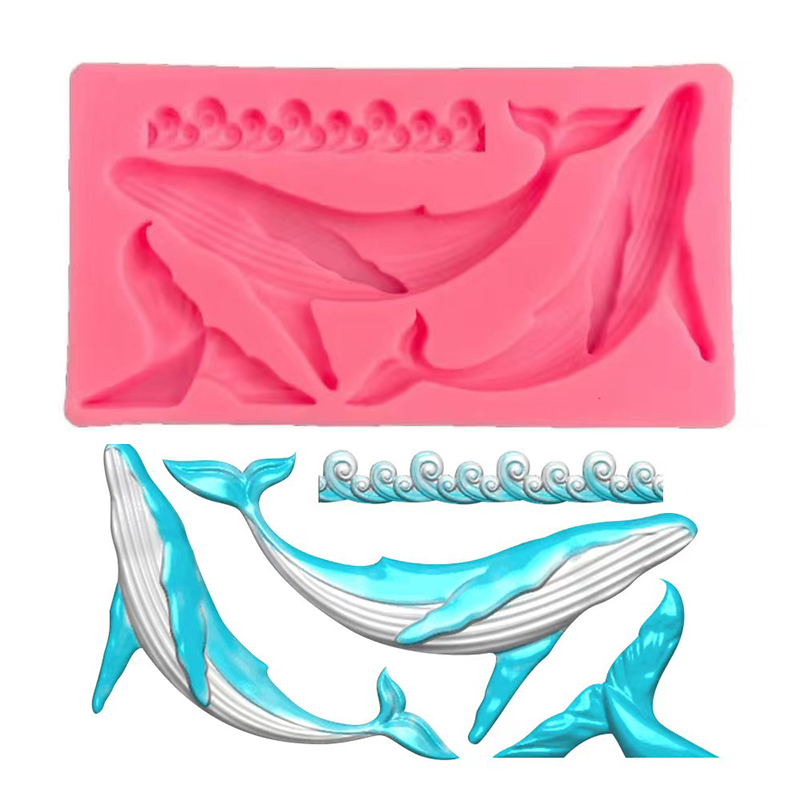 Whale Silicone Mold DIY Whale  - đánh giá và giá Resin Ocean Wave Mold