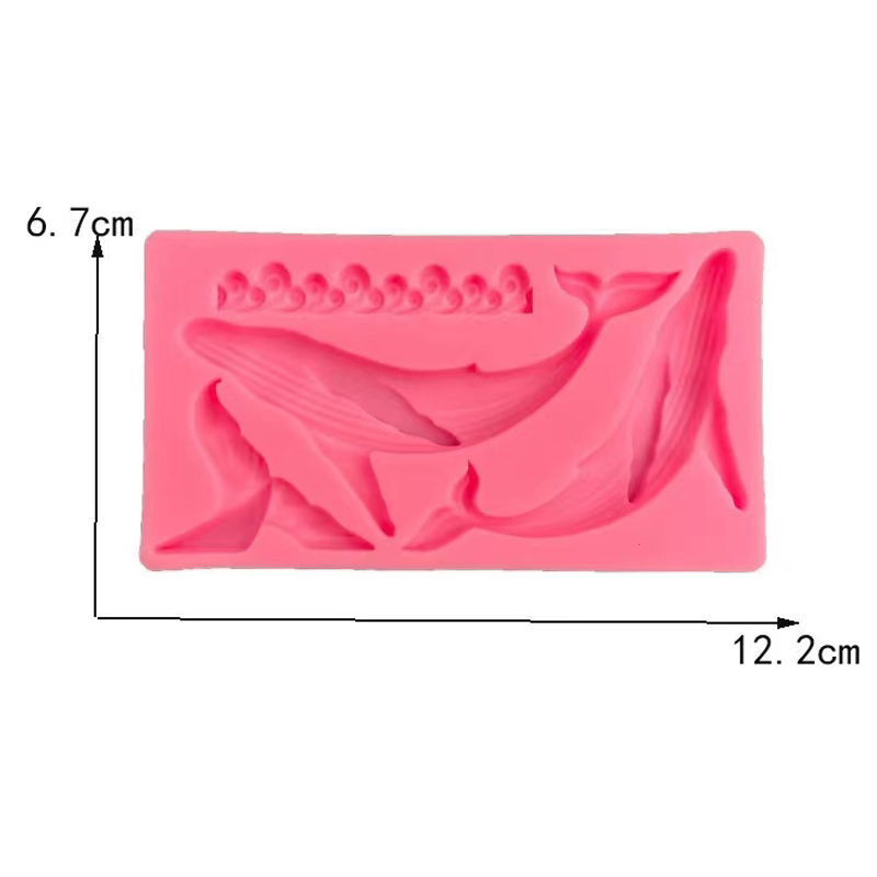 Whale Silicone Mold DIY Whale  - đánh giá và giá Resin Ocean Wave Mold