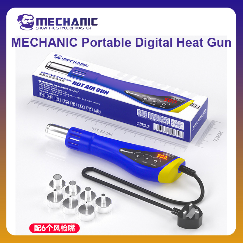 MECHANIC OFFICIAL HT-958 Porta - đánh giá và giá Heat Gun Small
