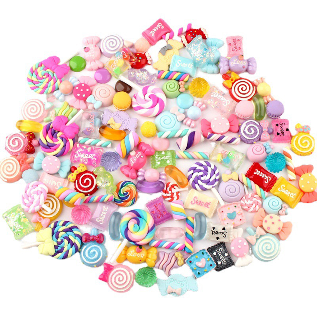 30pcs Random Candy Slime Charm - đánh giá và giá Resin Craft Material