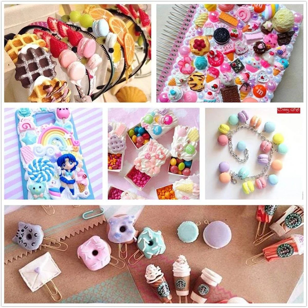30pcs Random Candy Slime Charm - đánh giá và giá Resin Craft Material