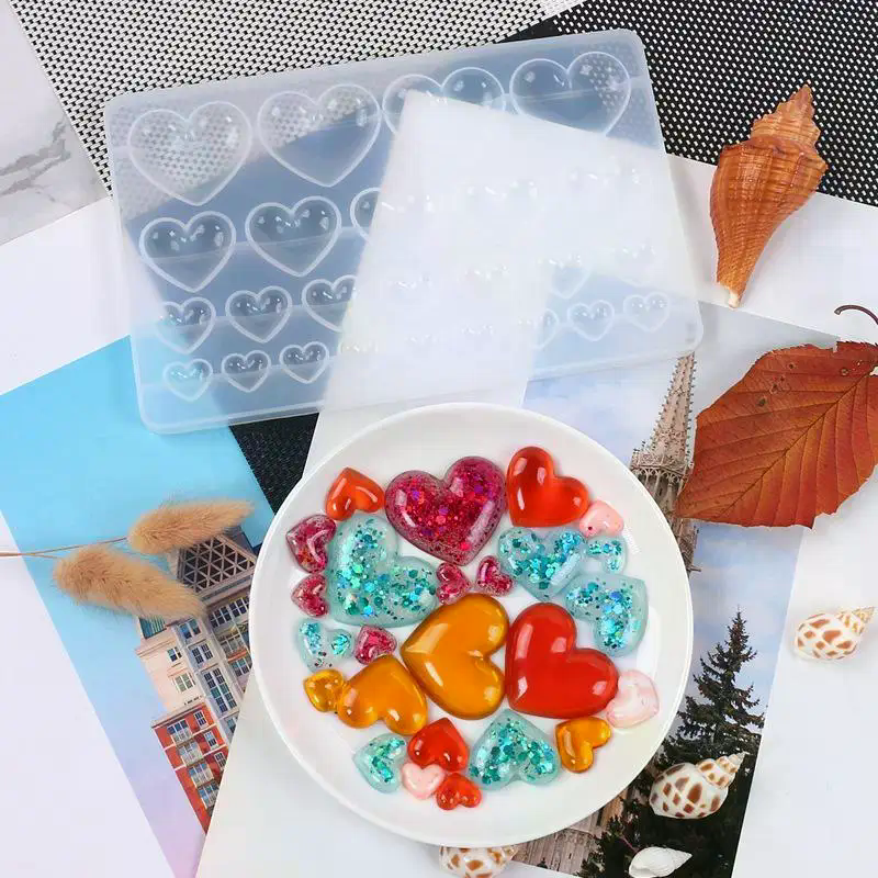 Silicone Mold Heart Shape Pend - đánh giá và giá Resin Craft Workshop