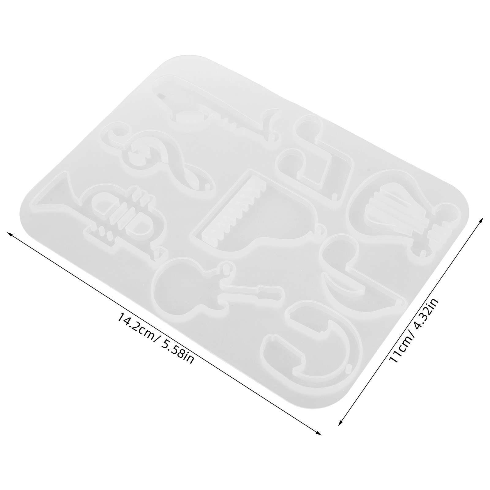 3Pcs Music Themed Silicone Mol - đánh giá và giá Resin Craft Workshop