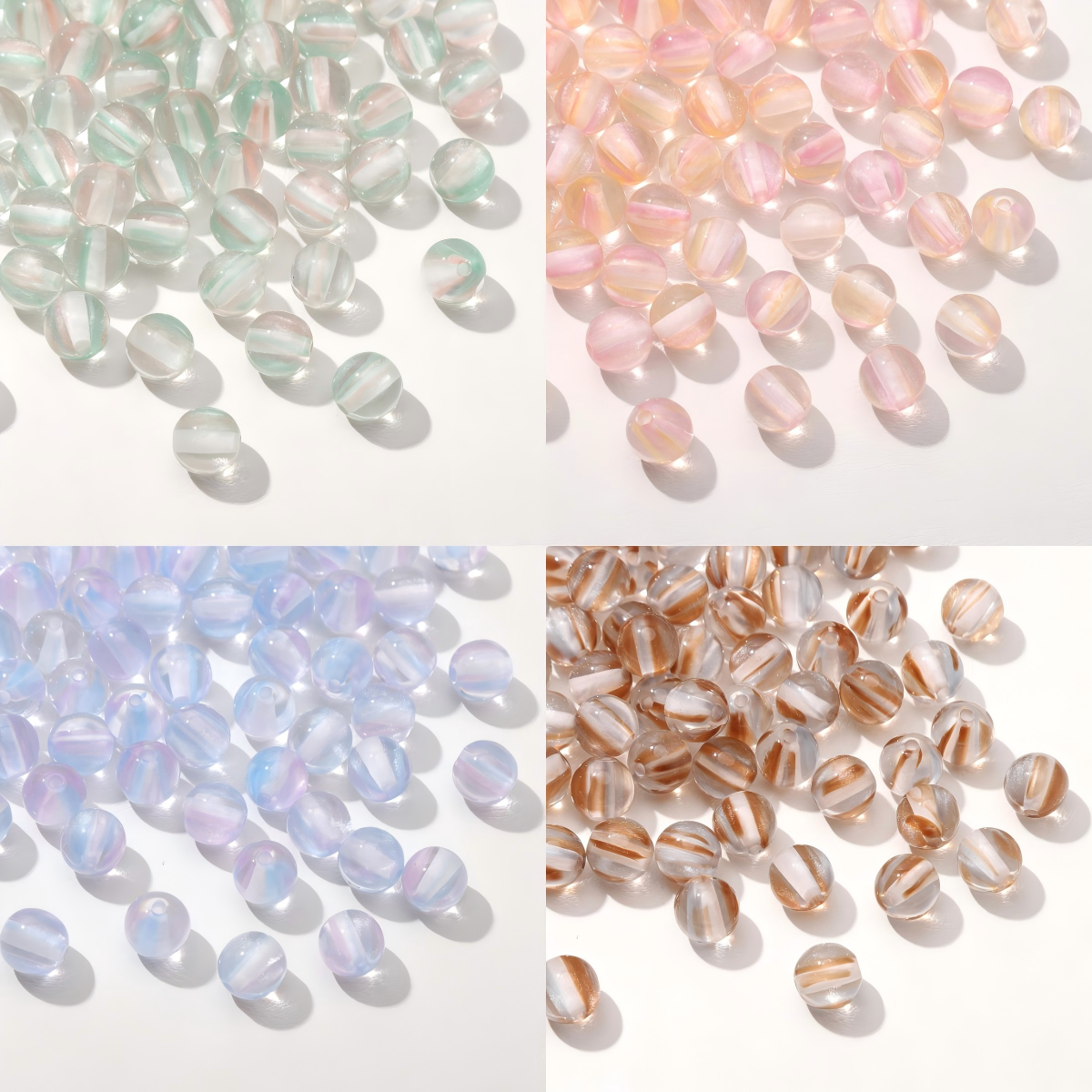 8mm 100Pcs Colorful Round Resi - đánh giá và giá Resin Craft Material