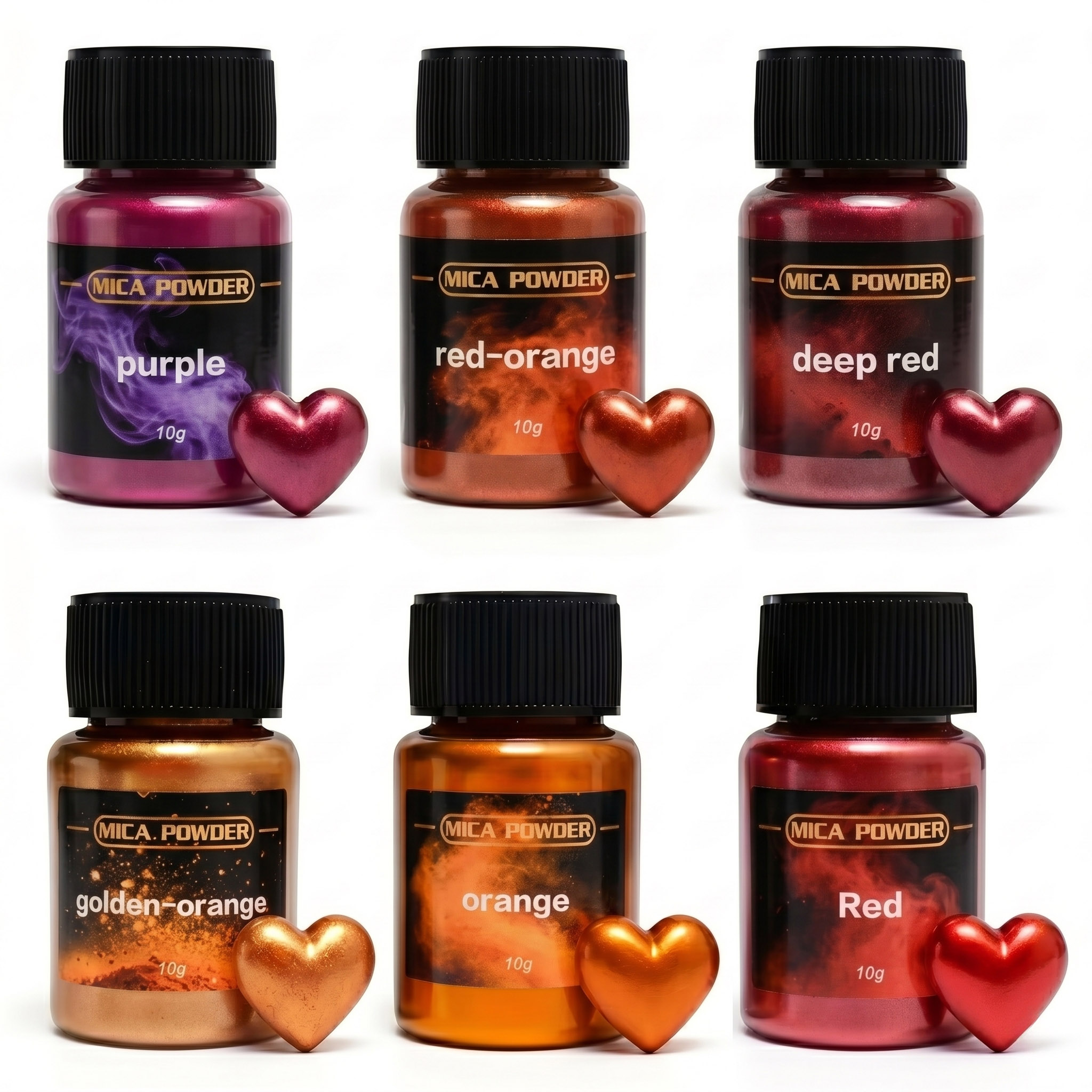 6Colors/Sets metallic powder p - đánh giá và giá Resin Pigment Set
