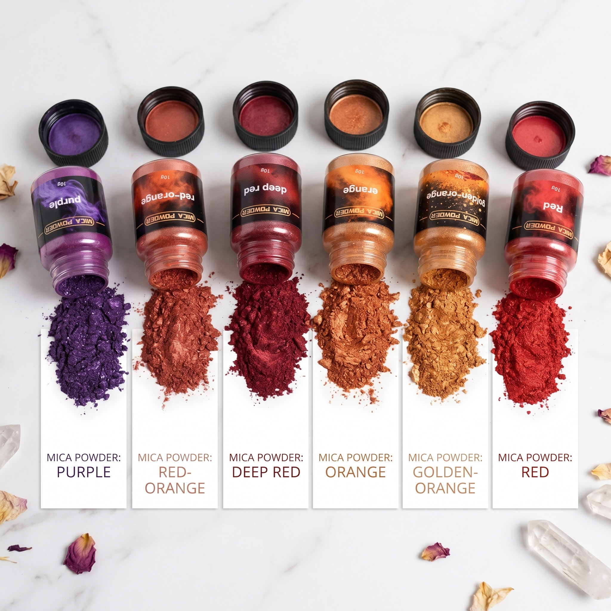 6Colors/Sets metallic powder p - đánh giá và giá Resin Pigment Set