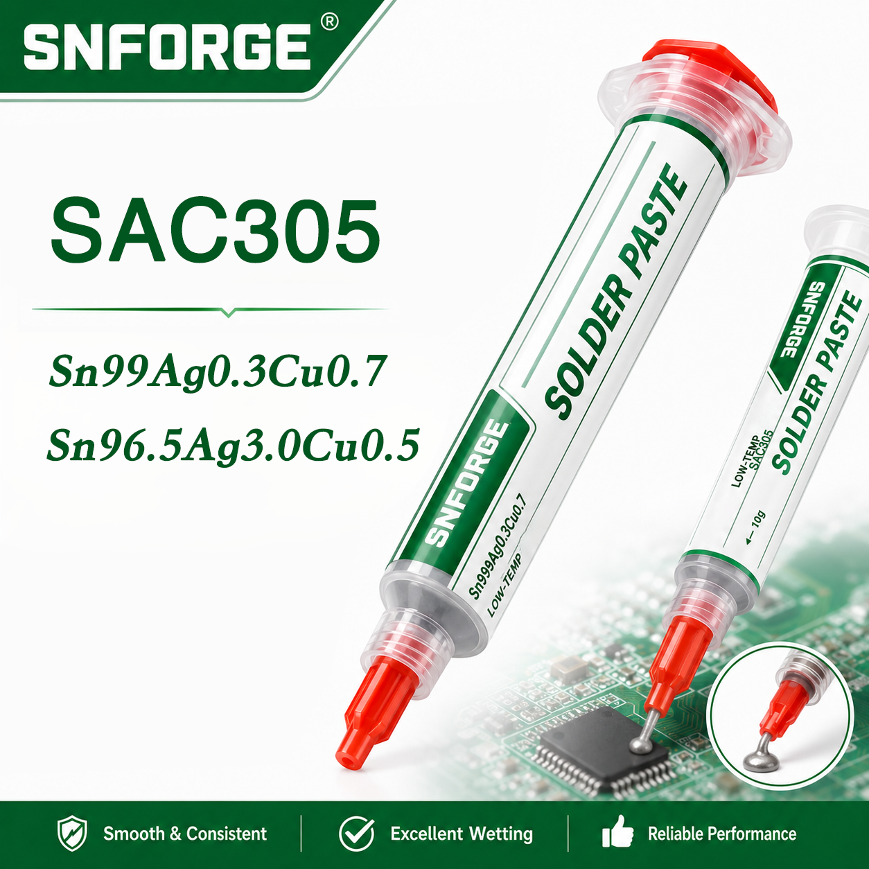 SAC305 Solder Paste Welding Ti - đánh giá và giá Heat Gun Small