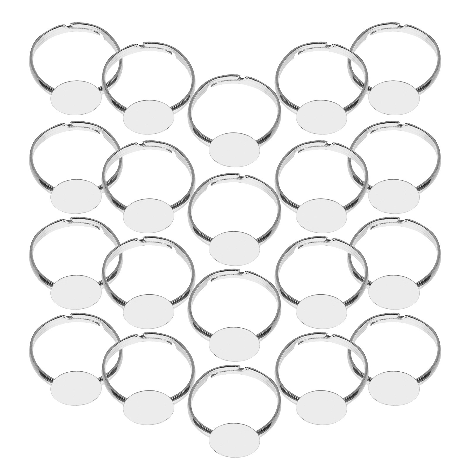 20Pcs Adjustable Blank Ring Fi - đánh giá và giá Crafting Resin