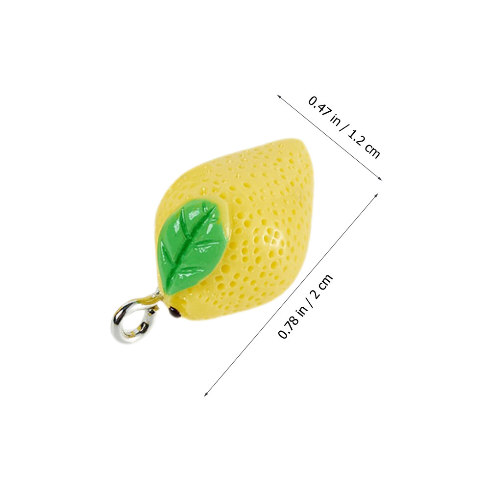 10Pcs Mini Lemon Charms Resin  - đánh giá và giá Crafting Resin