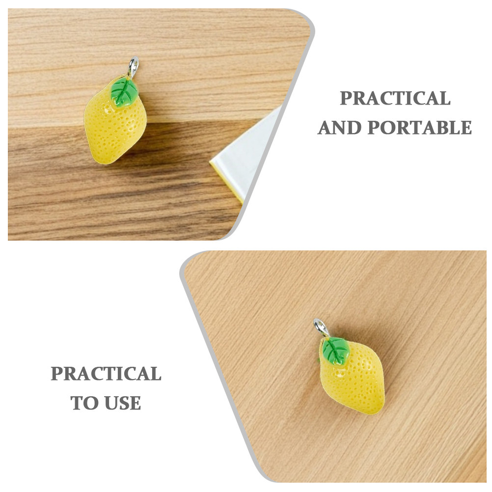 10Pcs Mini Lemon Charms Resin  - đánh giá và giá Crafting Resin