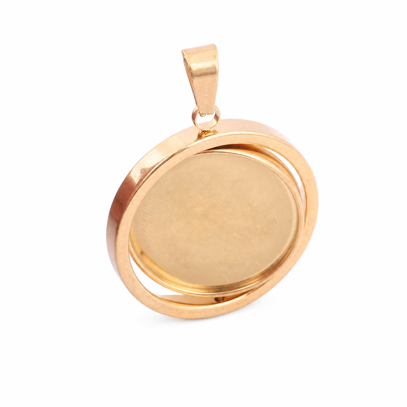 5pcs Stainless Steel Gold Plat - đánh giá và giá Bezels Set Pendant