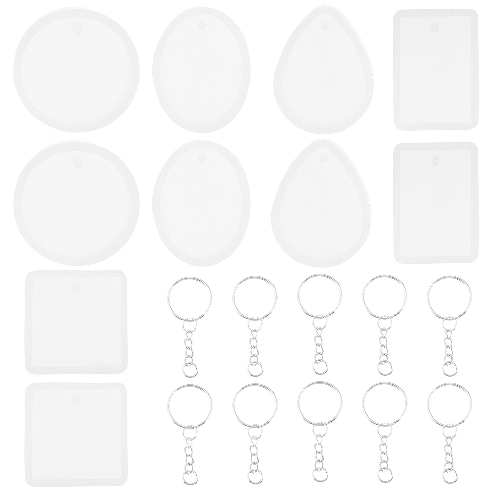 10pcs Pendant Mold Set Silicon - đánh giá và giá Crafting Resin