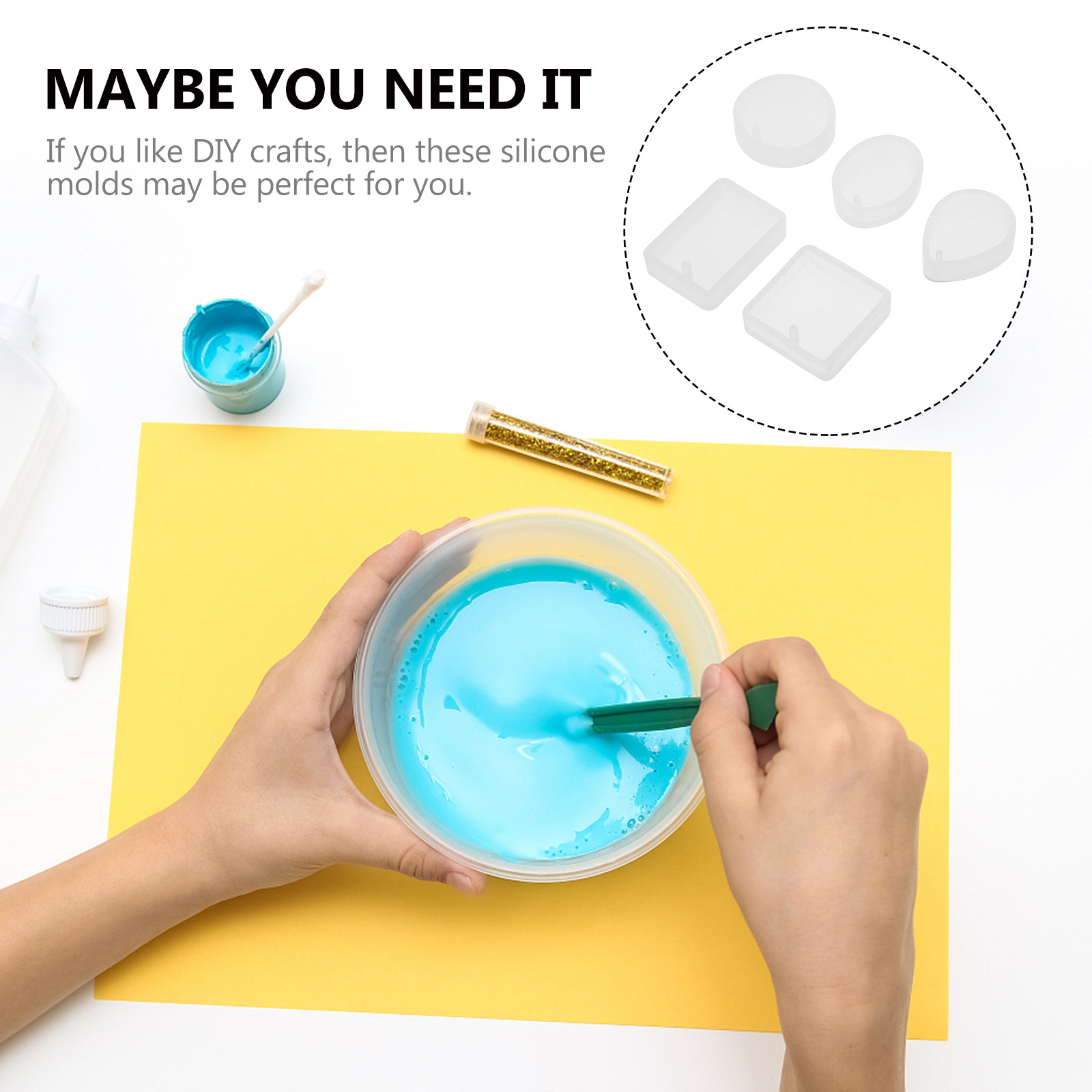 10pcs Pendant Mold Set Silicon - đánh giá và giá Crafting Resin