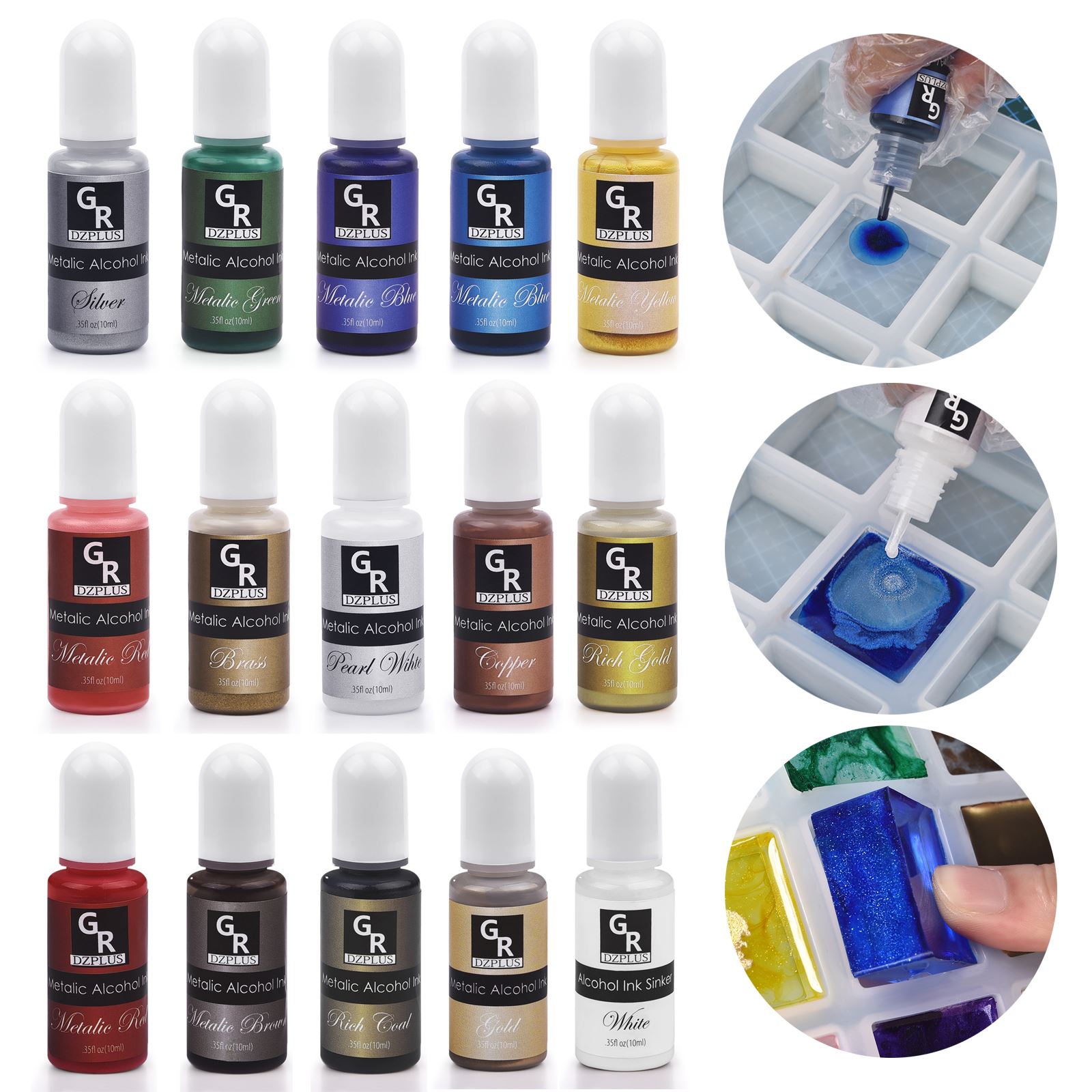 1 Set Resin Pigment Kit Art In - đánh giá và giá Resin Dye Alcohol
