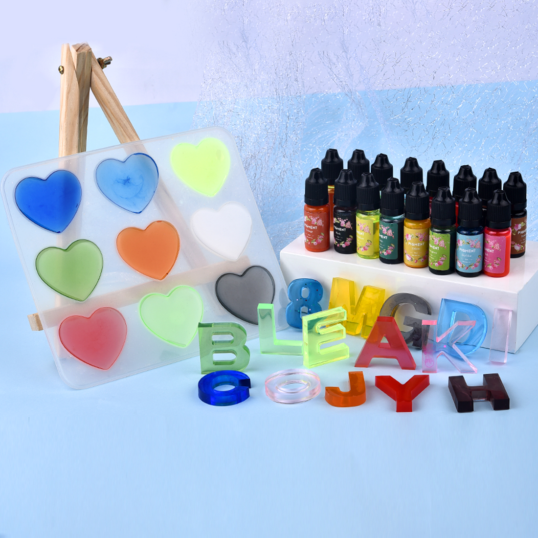 1 Set Resin Pigment Kit Art In - đánh giá và giá Resin Dye Alcohol